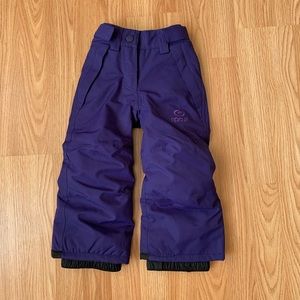 Ripcurl purple snow pants